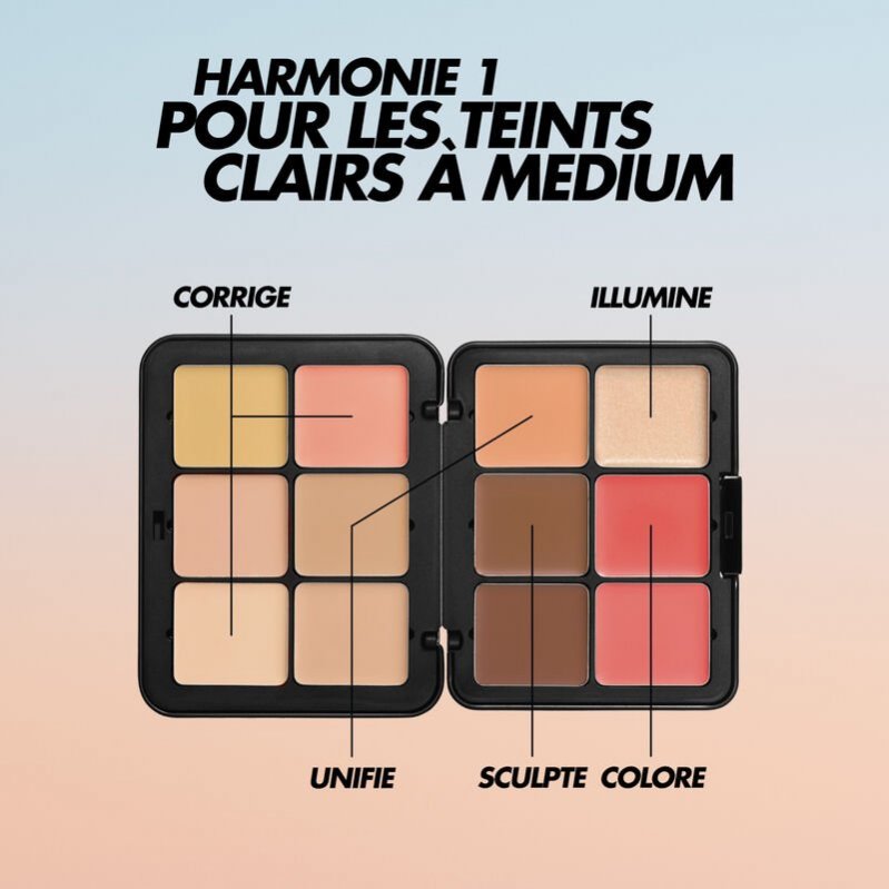 Make Up For Ever | HD skin all in one palette - 12 shades of cream