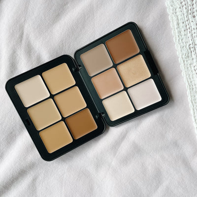 Make Up For Ever HD skin sculpting palette, open