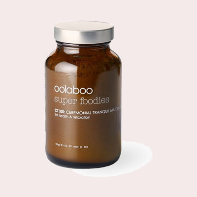 Oolaboo Super Foodies Ceremonial Tranquil Tea, japanse matcha thee in poedervorm