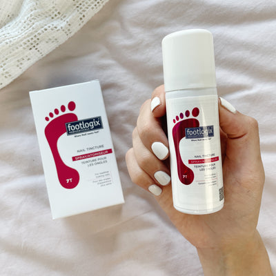 footlogix nail tincture spray online kopen behandeling tegen schimmelnagels en verkleurde teennagels