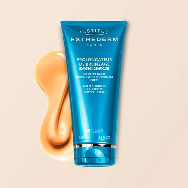 Institut Esthederm | Prolongateur de Bronzage Golden Glow - Gel-Crème Nacré Corps