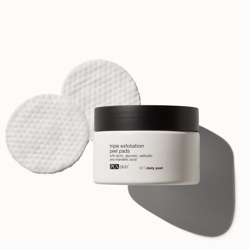 PCA skin Triple Exfoliation Peel Pads, pot met 30 pads