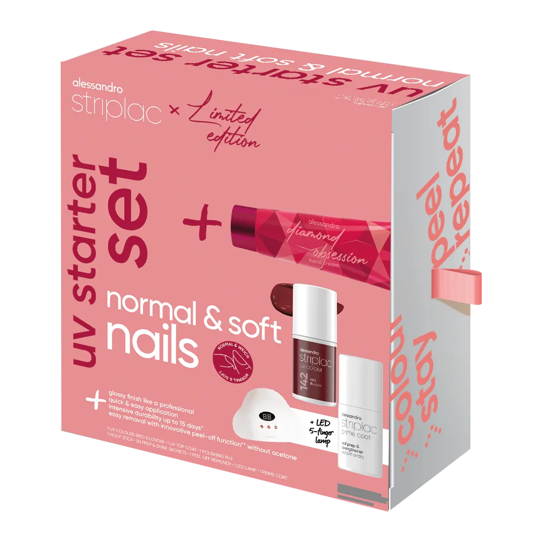 Alessandro Striplac Starter Set Normal & Soft Nails X-Mas Edition