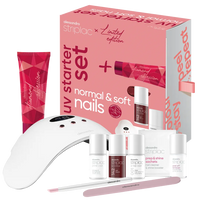 Inhalt des Striplac Starter Set Normal & Soft Nails X-Mas Edition