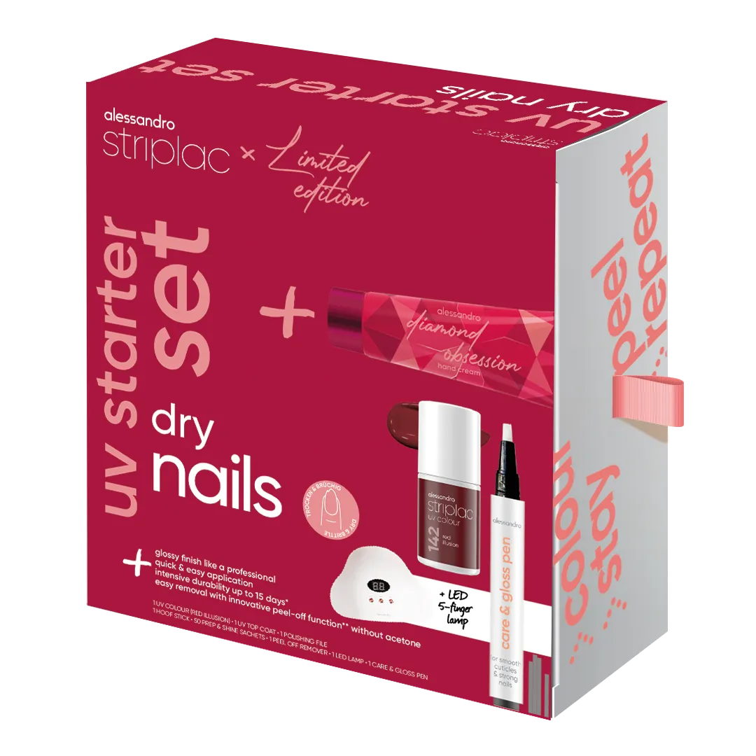 Alessandro Striplac Starter Set Dry Nails X-Mas Edition