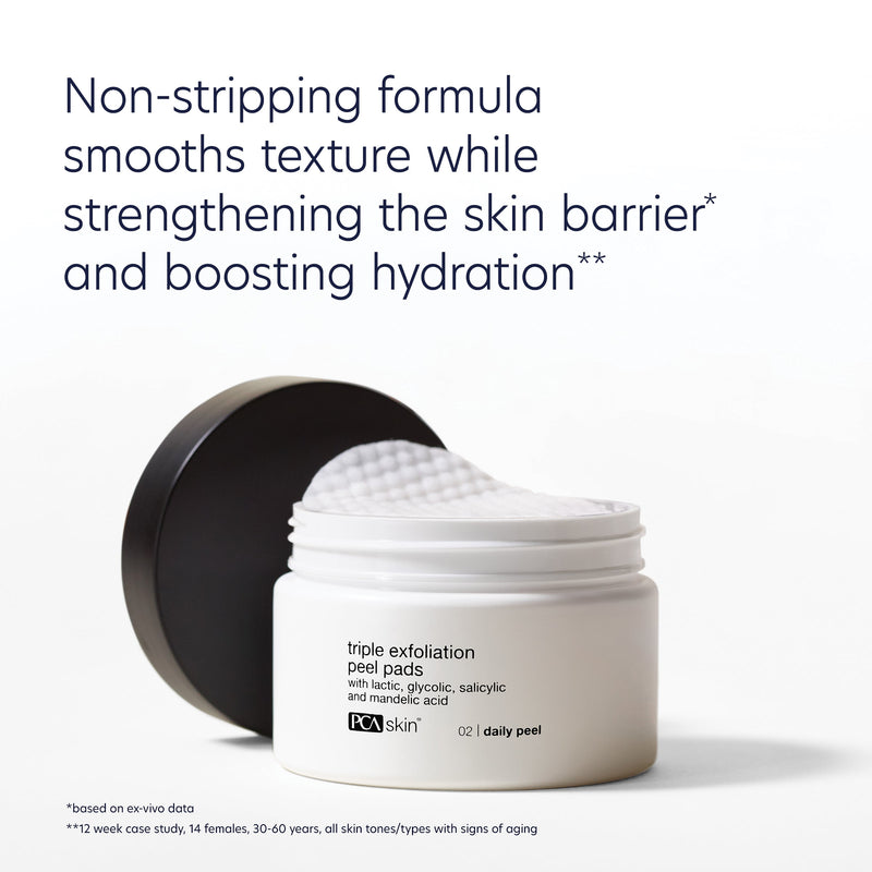 PCA skin peel pads versterken de huidbarrière