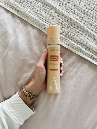 azure tan morrocan argan oil