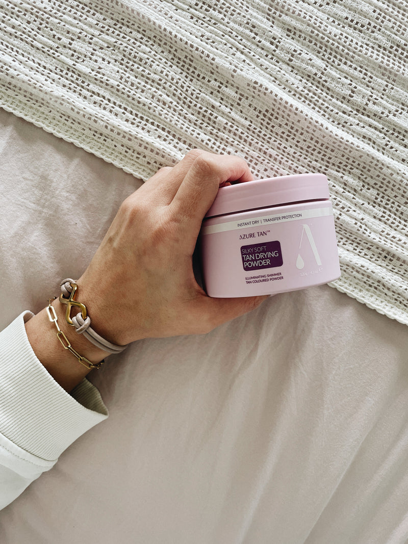 Azure tan silky soft dryer powder 