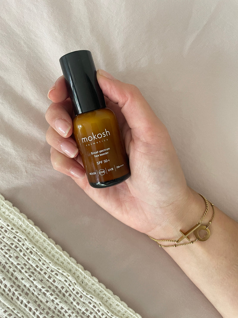Mokosh Face booster SPF 50, gezichtsbooster met zonbescherming