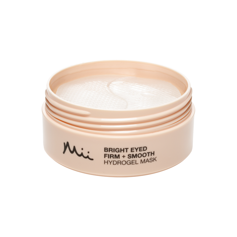 mii cosmetics bright eyed firm smooth hydrogel eye pads oogpads voor een strakkere oogcontour