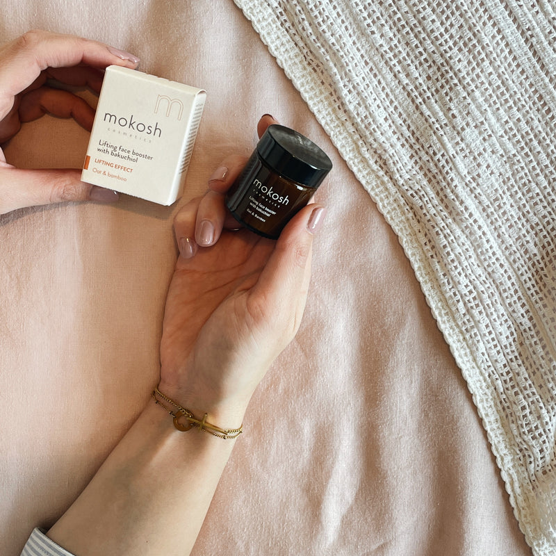 Mokosh smoothing face booster bakuchiol, oat, bamboo