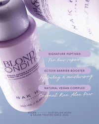 nak hair blonde conditioner naturel vegan complex