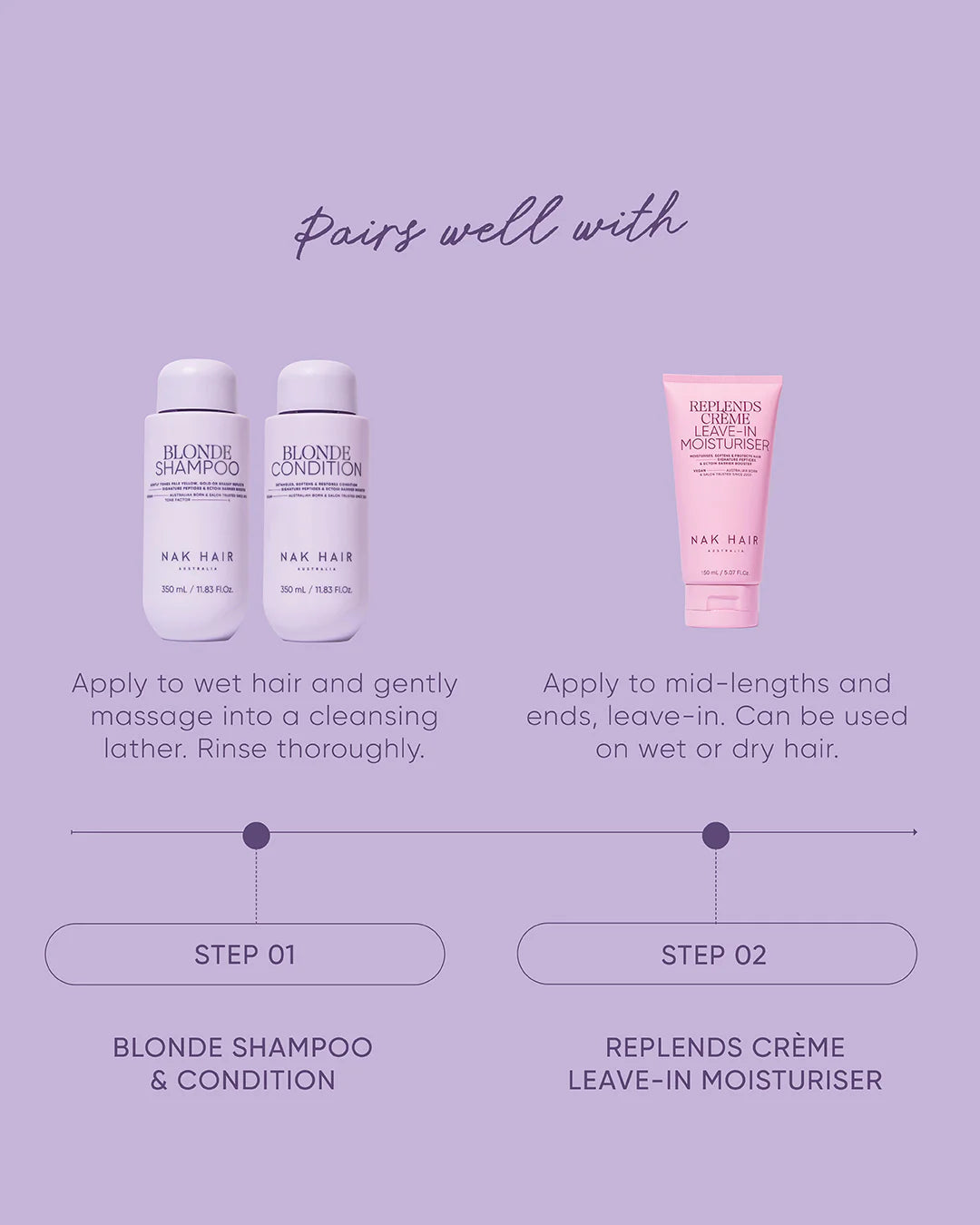 nak hair blonde conditioner routine voor blond haar