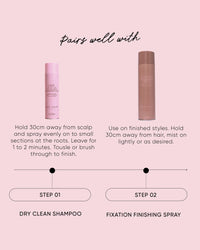 Nak hair dry clean shampoo stappenplan 