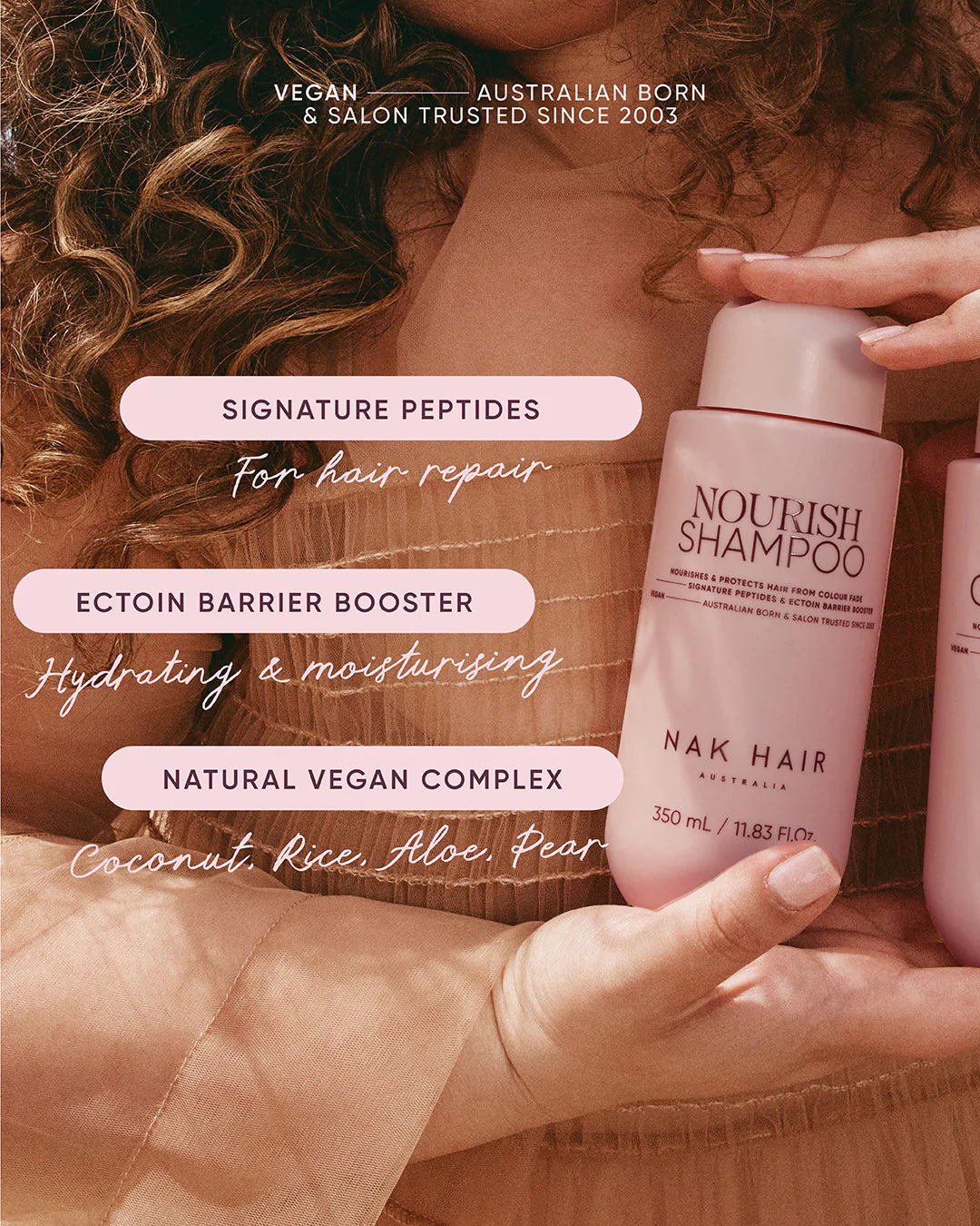 NAK hair | Nourish shampoo - droog, beschadigd of gekleurd haar