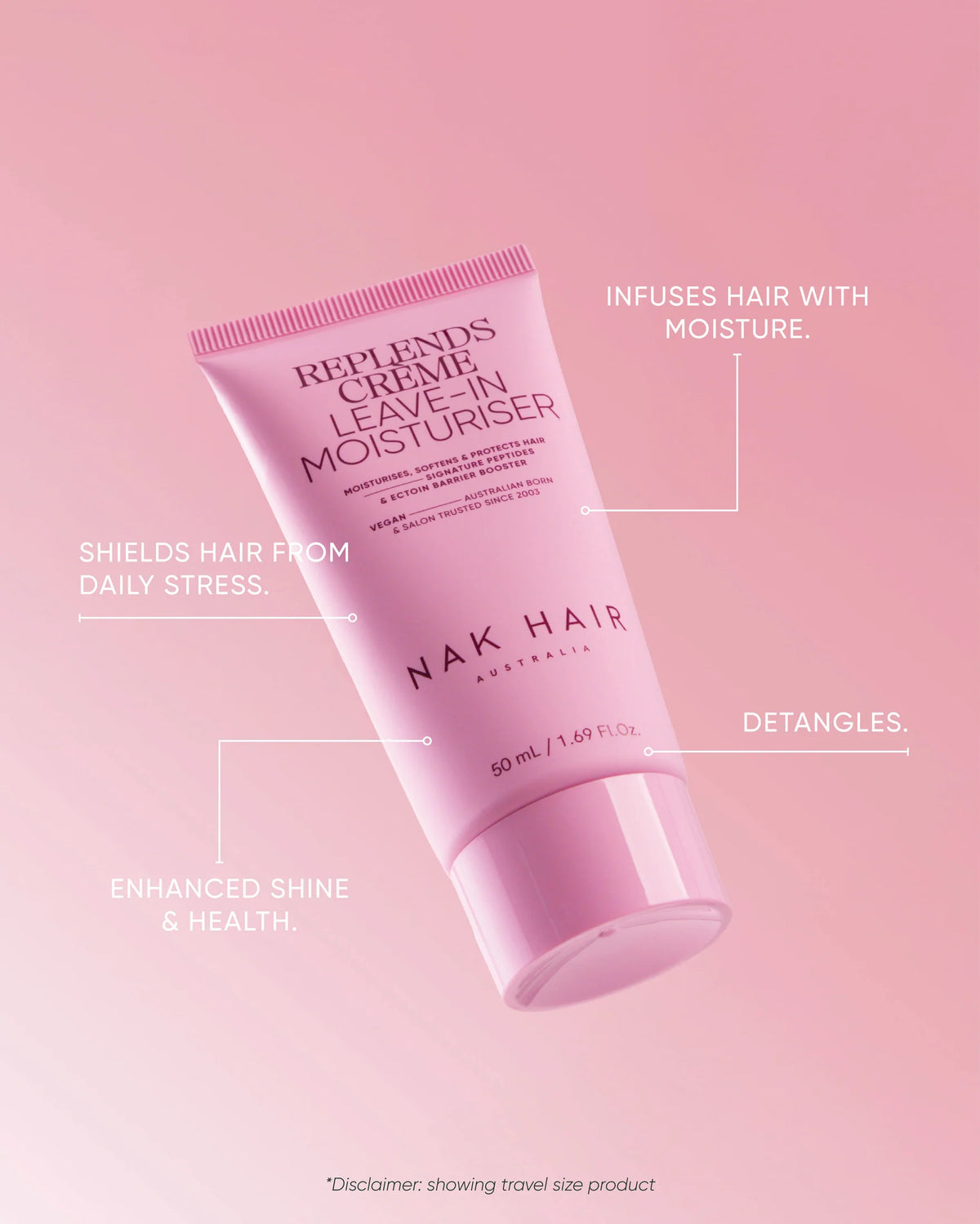 NAK Hair Replends Crème Leave-In Moisturiser leave-in conditioner kapotte punten
