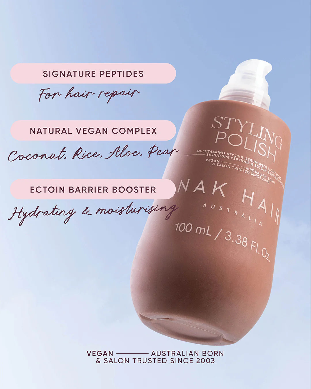 nak hair styling polish resultaat