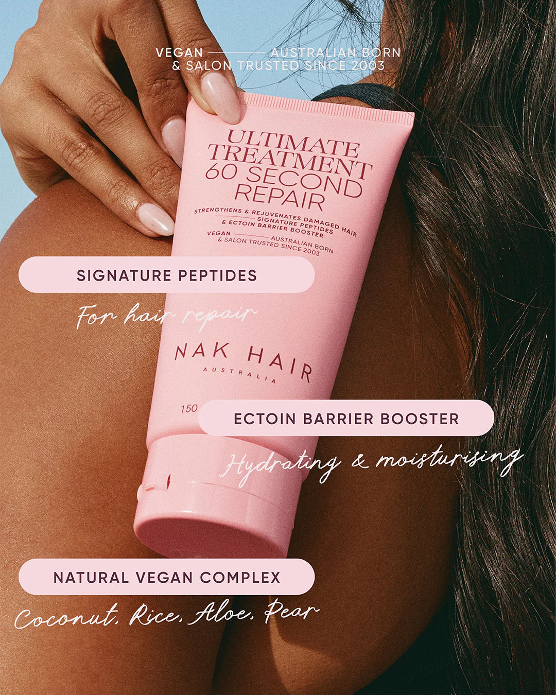 NAK hair | Ultimate treatment- 60 sec. repair