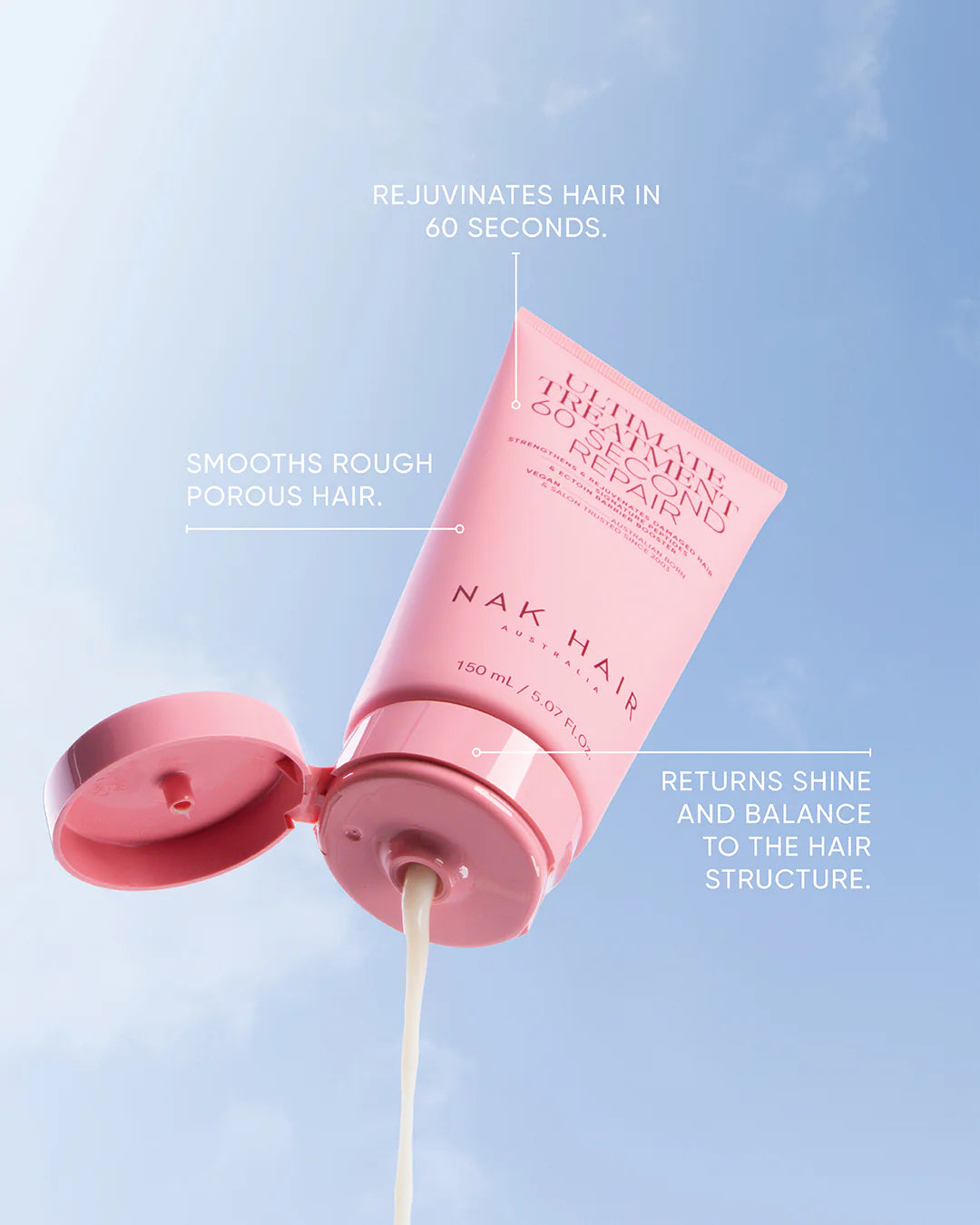 NAK hair | Ultimate treatment- 60 sec. repair