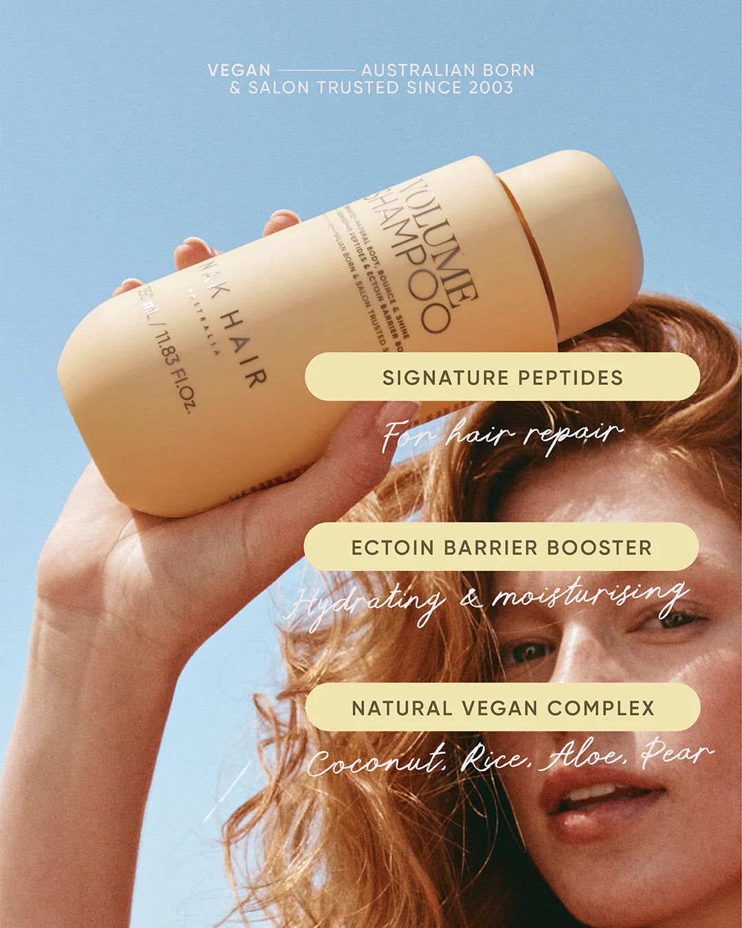 NAK hair | Volume shampoo - voor iets vetter of fijner haar