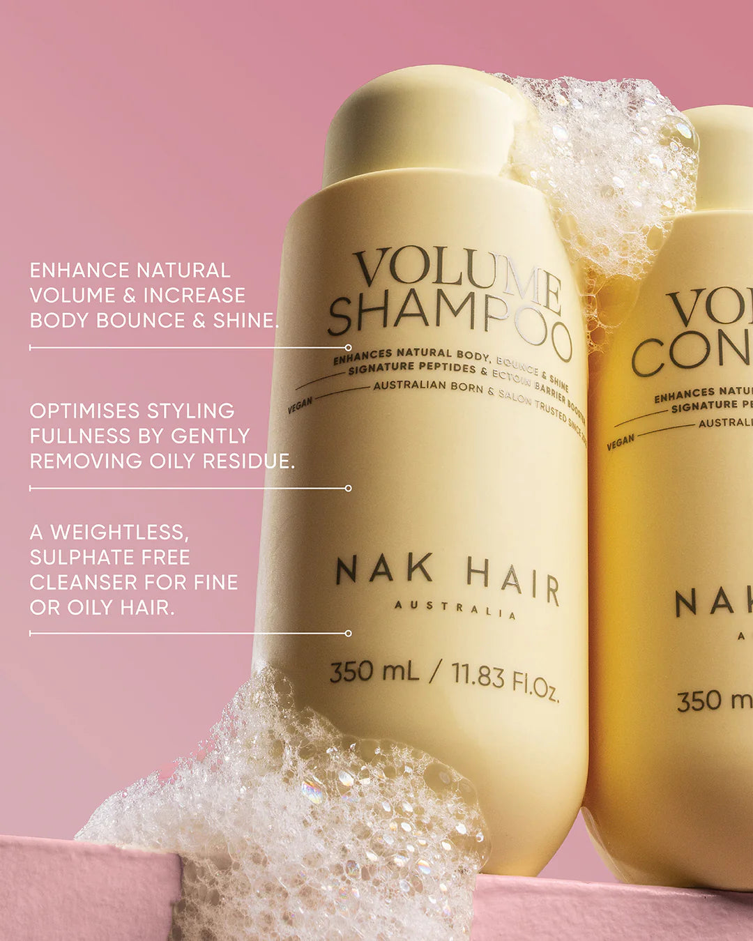 NAK hair | Volume shampoo - voor iets vetter of fijner haar