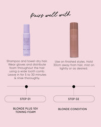 NAK hair | Mousse tonifiante Blonde plus 10V