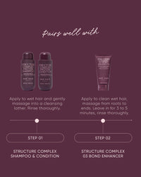 NAK hair | Shampoing protéiné Structure Complex - cheveux cassants, secs et traités chimiquement