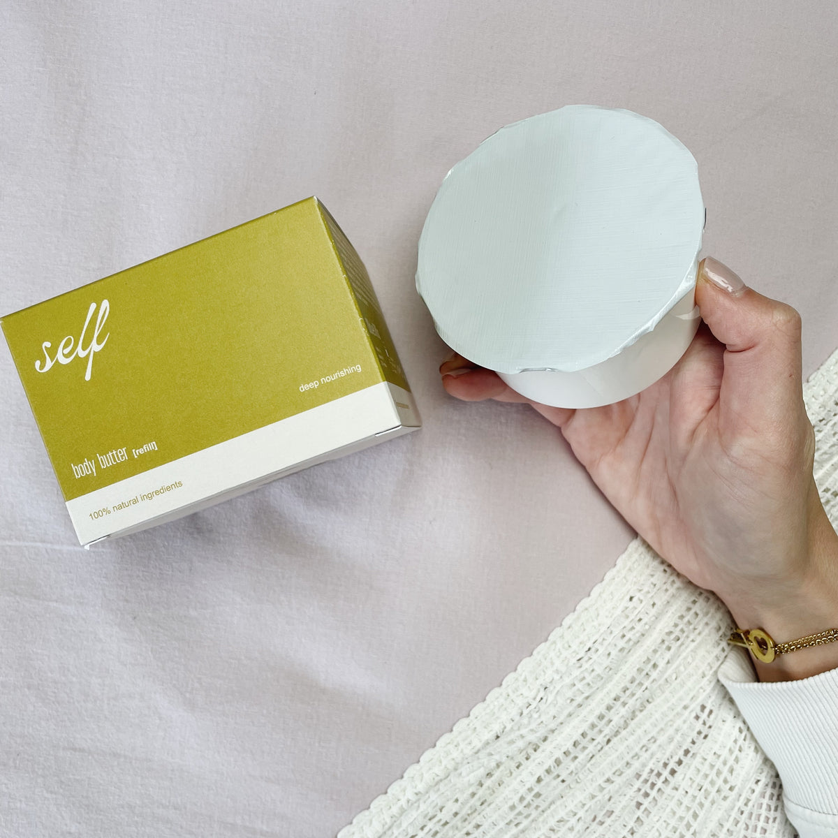 natuurlijke body butter vulling refill van self online kopen