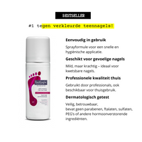 Footlogix Nagelspray 3‑pack voor verkleurde nagels