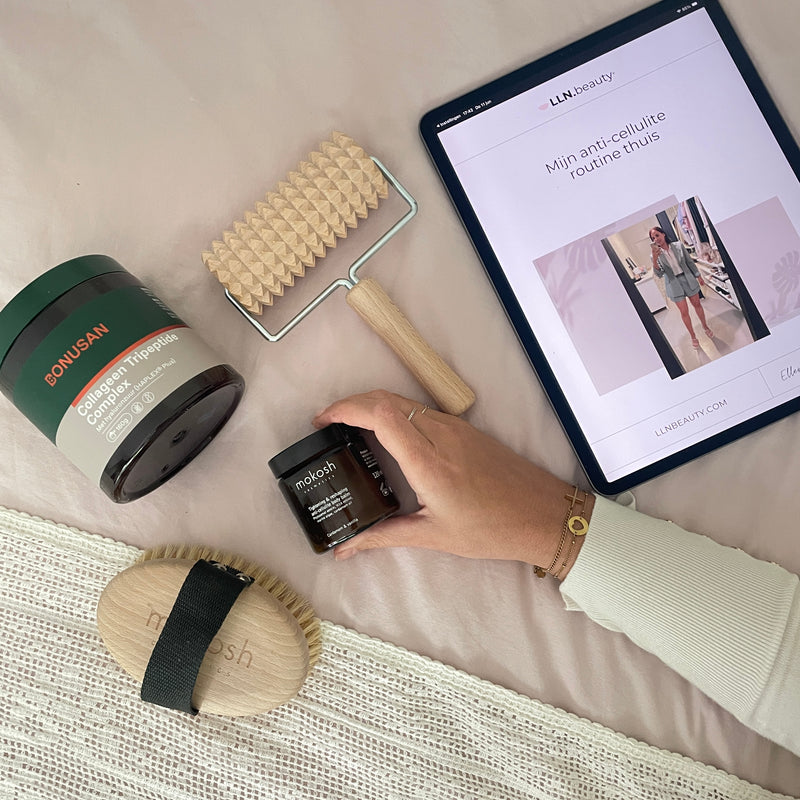anti cellulite body routine verstevigen benen, strakkere buik