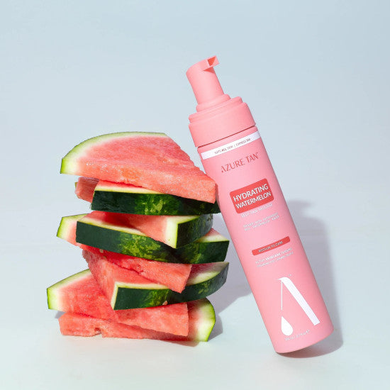 Azure tan self tan mousse hydrating watermelon 