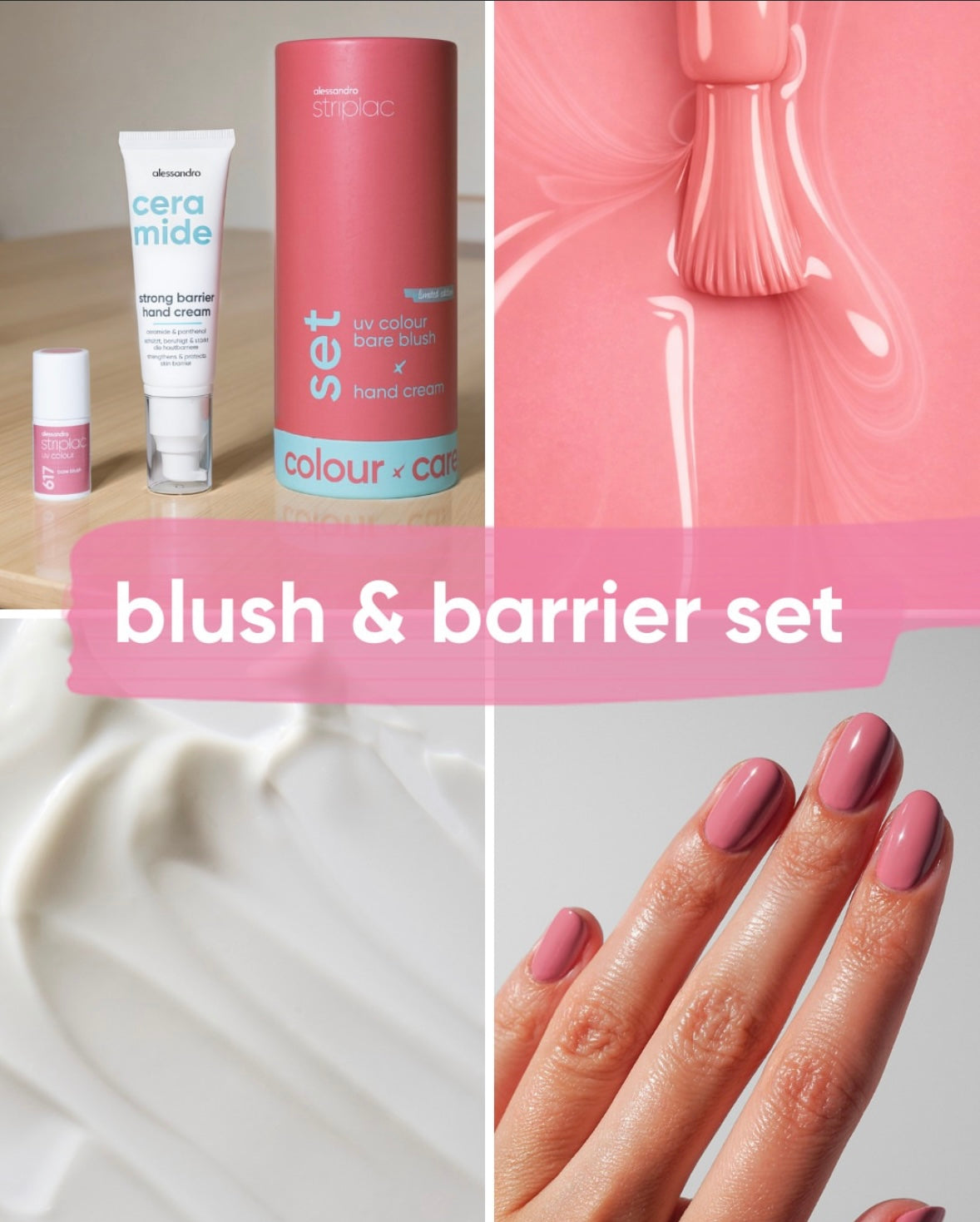 Alessandro blush & barrier set limited edition 