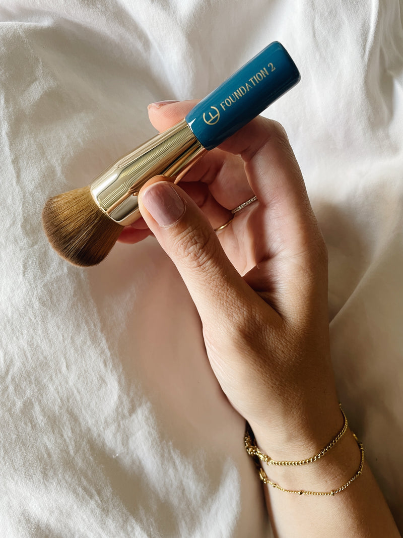 elin cosmetics make-up borstels foundation borstel online kopen