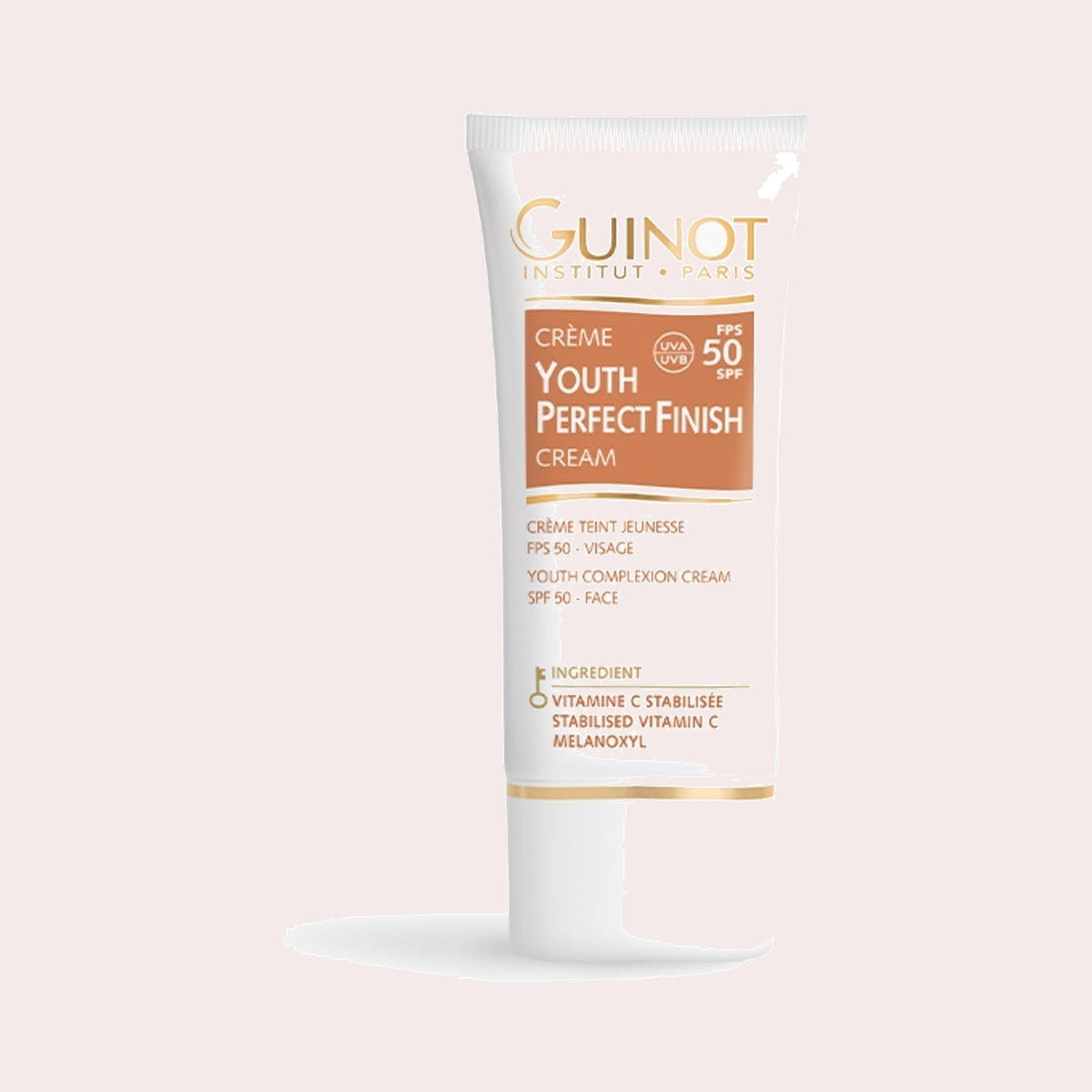 Guinot Crème Youth Perfect Finish SPF50, getinte anti-age dagcrème met SPF 50