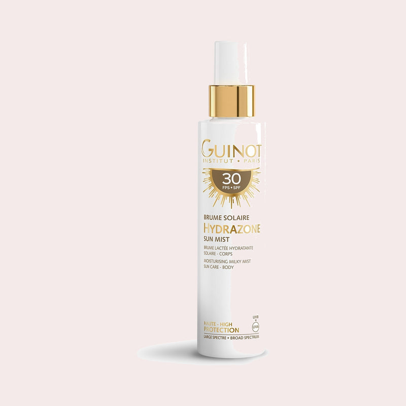 Guinot Hydrazone Brume Solaire SPF30 Corps, hydraterende zonnespray voor het lichaam met hoge bescherming