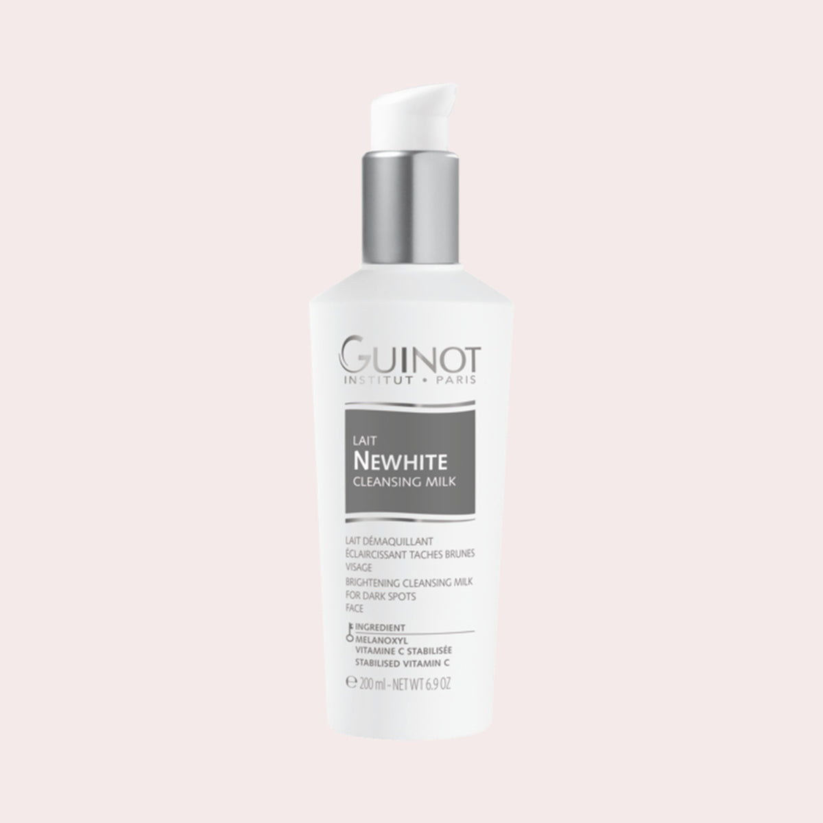 Guinot Lait Newhite, reinigingsmelk die je huid voorbereidt op een egale teint
