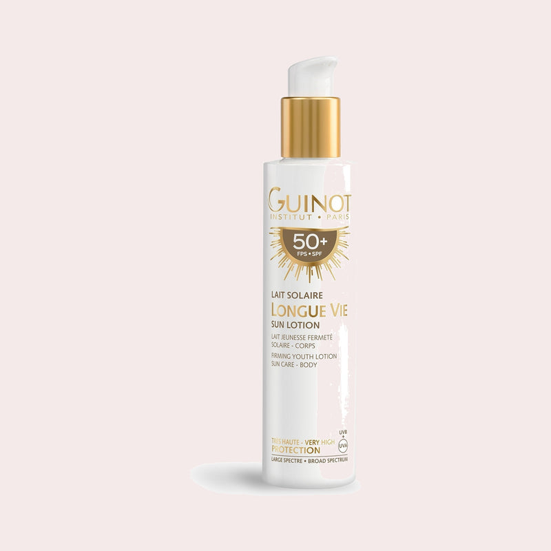 Guinot Longue Vie Lait Solaire SPF50+ Corps, zonnemelk voor het lichaam met zeer hoge bescherming