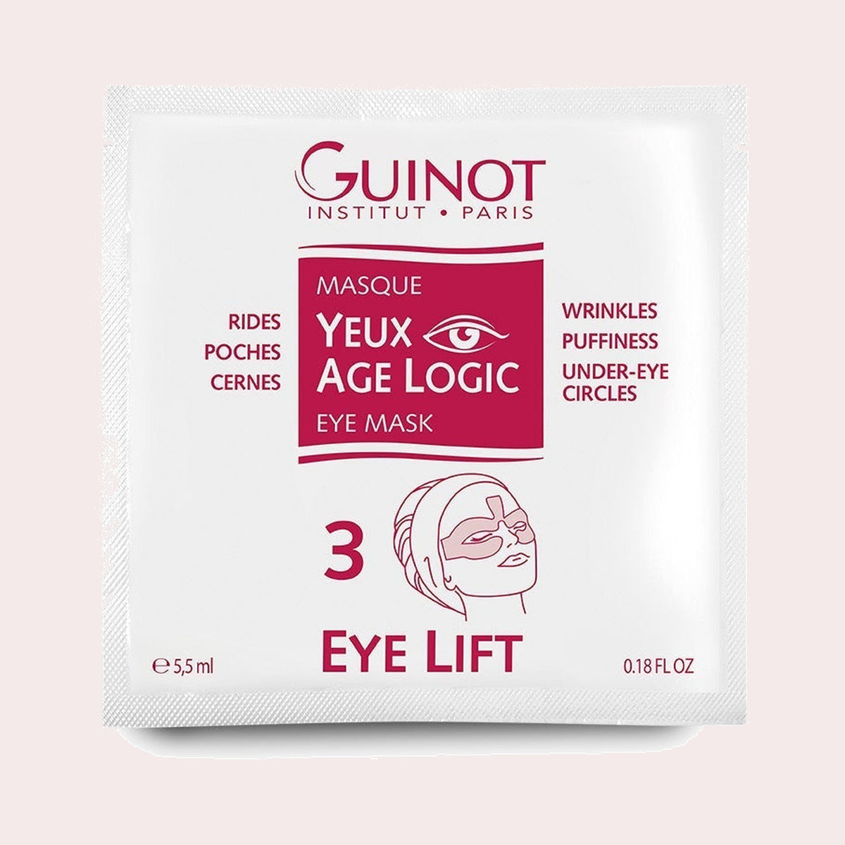Guinot Masque Age Logic Yeux, verjongend oogmasker in 8 minuten