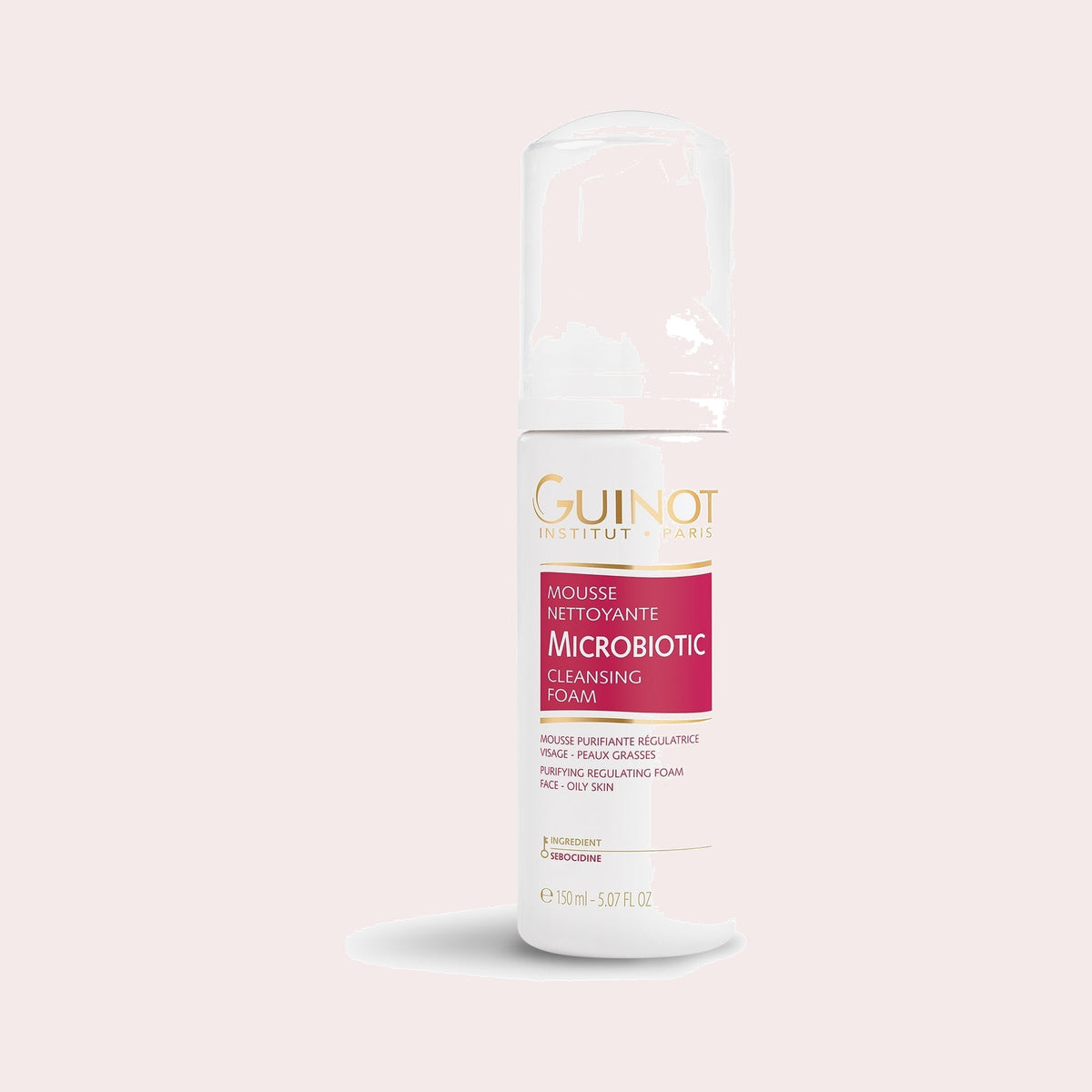 Guinot Mousse Nettoyante Microbiotic, zuiverende reinigingsmousse voor een vette huid
