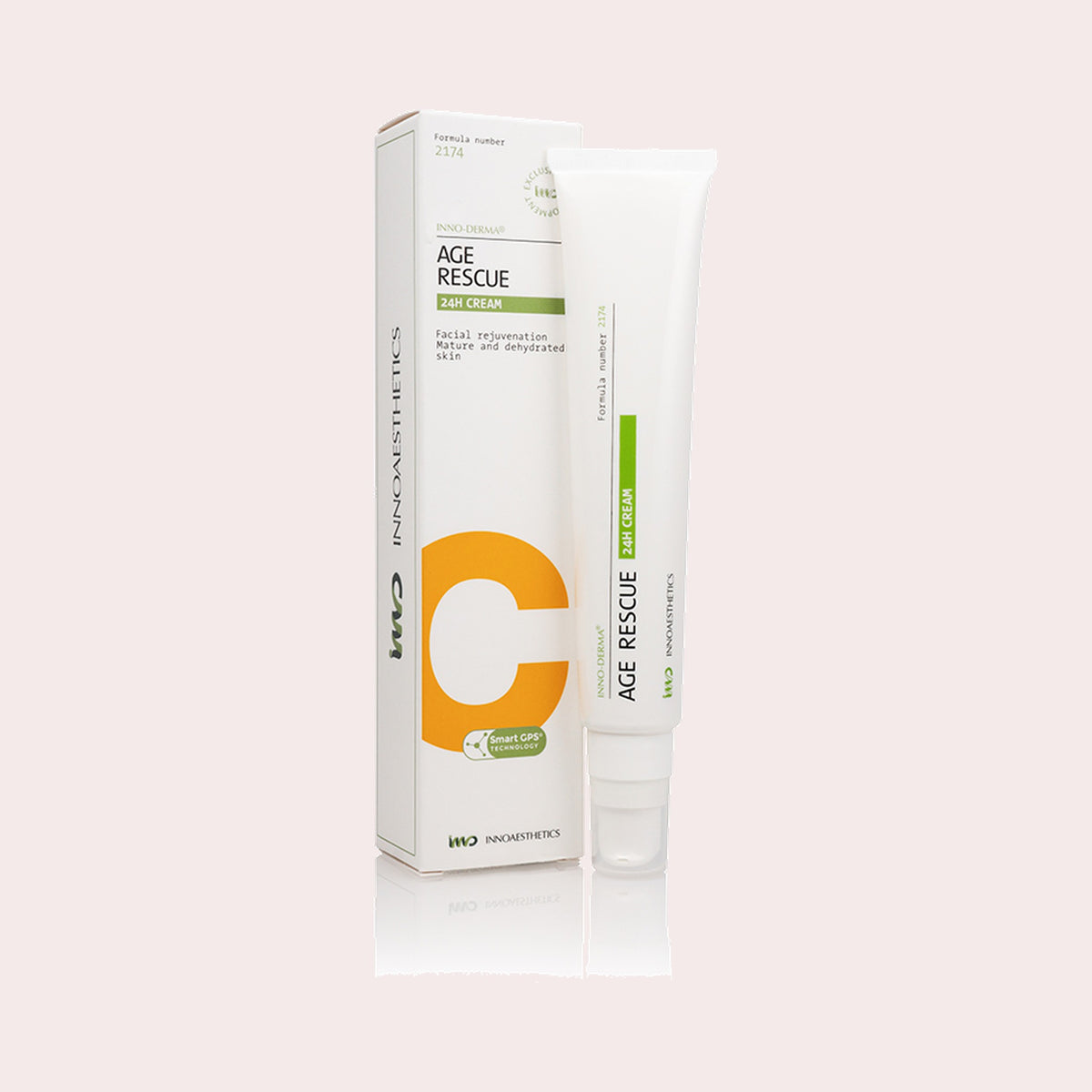 InnoAesthetics Inno-Derma Age Rescue 24H Cream, intensieve nachtcrème met retinol en hyaluronzuur