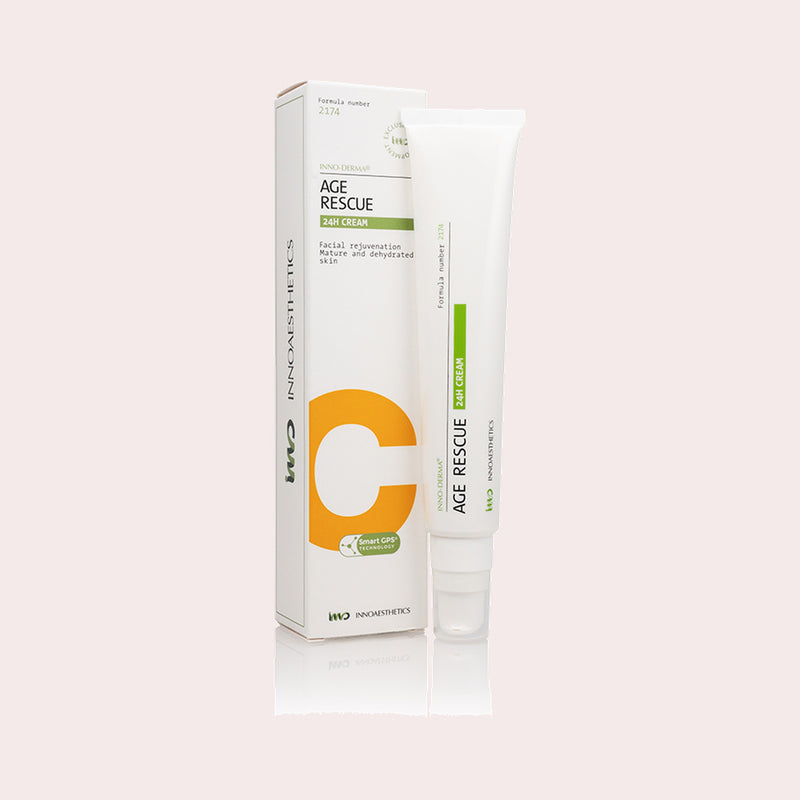 InnoAesthetics Inno-Derma Age Rescue 24H Cream, intensieve nachtcrème met retinol en hyaluronzuur