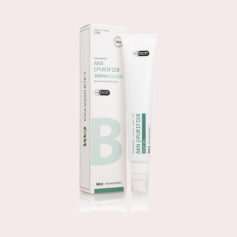 InnoAesthetics Inno-Derma AKN Purifier Night Gel, zuiverende nachtgel voor de vette huid