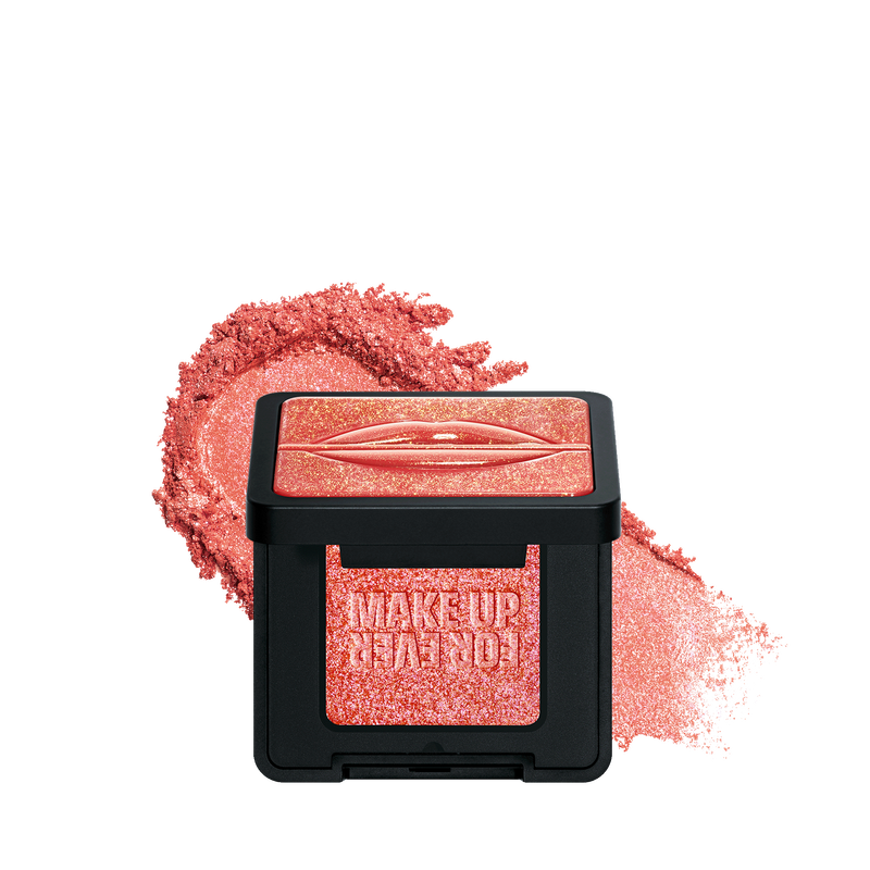 Make Up For Ever Artist Pure Color Eyeshadow 340 Lovely Coral, glitter oogschaduw