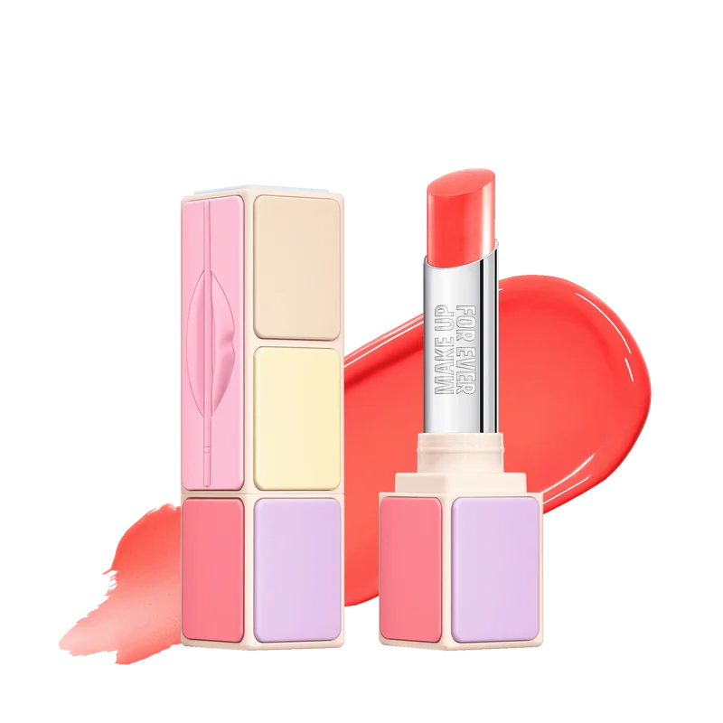 Make Up For Ever Artist Colorglow Lip Balm in de tint 312 Soft Coral, getinte lipbalm