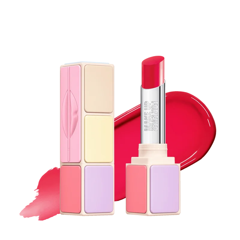 Make Up For Ever Artist Colorglow Lip Balm in de tint 424 Rouge For Ever, getinte lipbalm
