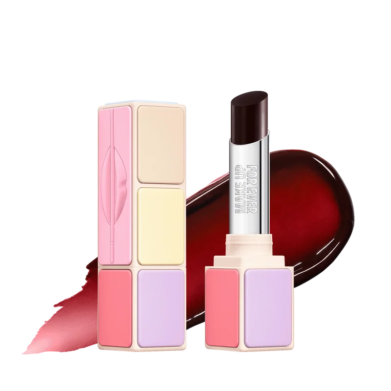 Make Up For Ever Artist Colorglow Lip Balm in de tint 490 Black Cherry, getinte lipbalm