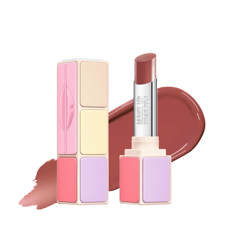 Make Up For Ever Artist Colorglow Lip Balm in de tint 606 Wherever Walnut, getinte lipbalm