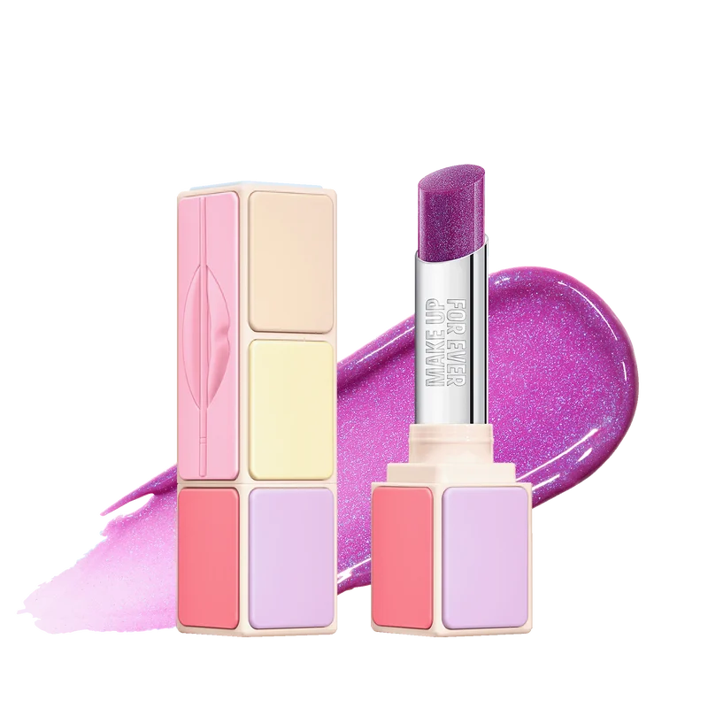 Make Up For Ever Artist Colorglow Lip Balm in de tint 830 Festival Lilac, getinte lipbalm