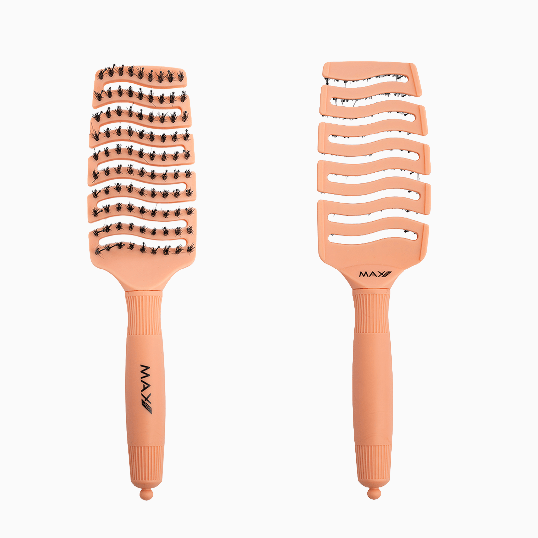 Max Pro Detangler Brush Blush Peach