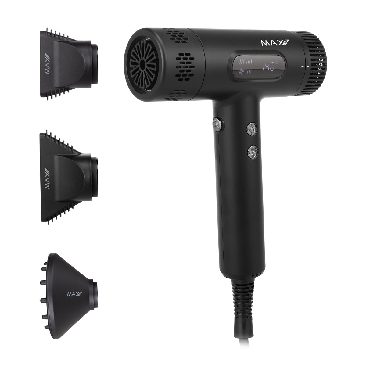Max Pro LUMO haardroger Black